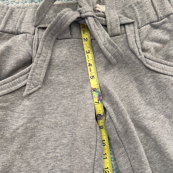 Gray XS BCBG Generation sweatpants with front tie - Picture 6 of 6